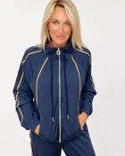 After Hours Rhinestone Zip-Up
