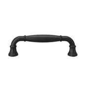 Atlas A6012-BL: 3-3/4" cc Lanehurst Cabinet Pull - Matte Black