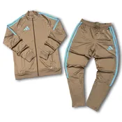 ADIDAS MEN’S - TIRO26L  3STRIPE TRACKSUIT-KHAKI SIX/TEAM LIGHT