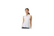 A1005 Women's Ottoman Sleeveless Polo Shirt