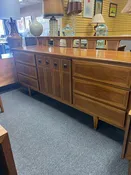 American Martinsville Walnut 9-Drawer Mid-Century Dresser