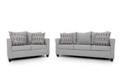 1380 Cobble Silver Sofa & Loveseat