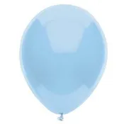 12" Light Blue Latex Balloons (15)