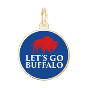 1054 Let's Go Buffalo Red & Blue Disc