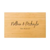 11x17 Bamboo Cutting Board