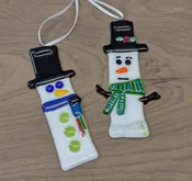 Drop in Fused Glass Snowman Ornament (Adults, teens and kids ages 8+) Dec. 5