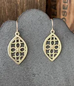 Brass Kira Earrings - made to order — K. DiResta Design