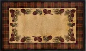 Hearth Rug - High Country – Pine Cones 2 (11436)