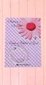 Baptism Bracelet, Pearls & Crystals #926