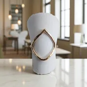 Open Geometric Gold-Filled Ring – Minimalist Hand-Forged Statement Ring