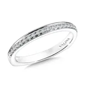 14K White Gold 0.14ct Diamond Wedding Band