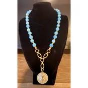 18″ Bumblebee Pendant Necklace