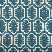 Adinkra Printed Linen Paper-Backed Wallcovering
