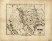Texas Indian Territory 1846