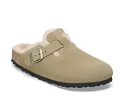 Boston Shearling - The Birkenstock Clog in Taupe