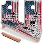 2nd Amendment - Cornhole Board Wrap - Set of 2