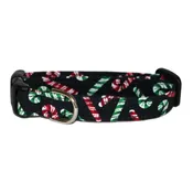 Candy Canes Red &amp;amp; Green 5/8" Collar 8-12"