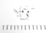 Compact Gate Latch - White | DIY &amp; Commercial