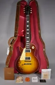 1958 Gibson Les Paul Standard Reissue Iced Tea Burst Finish Lefty Left Handed W/OHSC