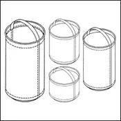 12.5″ Diameter X 10″ 1-Ply Sept Tank Bag STB-0981-01