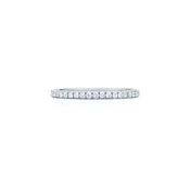 18k White Gold and Diamond Eternity Band