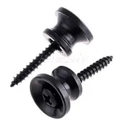 BLACK METAL END PIN W/SCREW 12PK