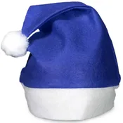 Blank Bulk Blue Felt Santa Hats