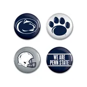 Penn State Nittany Lions 4 Pack Button - Navy Blue