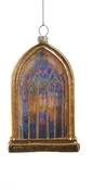 4.75" Stained Glass Window Ornament