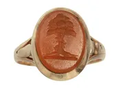 1891 Oak Intaglio Ring