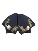 Adult 
Mexican Charro Bow Tie 100% Polyester Navy Blue/Gold 601782