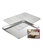 Half Sheet Baking Pan with Rack set