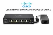 Cisco CBS250-8P-E-2G 8-Port Gigabit PoE+ Smart Switch — CCI | Computer Support