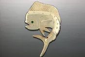 Bull Dolphin Twist Pendant