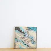 Marbled Oil Painting — Kimberly Rider Interiors