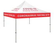 Vendor Display Tents with Custom Printed Graphics