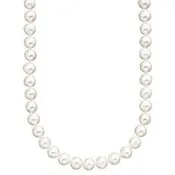 14kt White Gold 5-5.5MM Pearl Strand