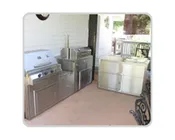 All Stainless Outdoor Kitchen