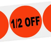 1/2 Off Labels