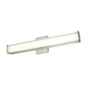 Abra Lighting Bend (m) Curved Metal Vanity with Frosted Glass Diffuser