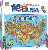 101 Things to Spot in the USA 100 Piece Kids Puzzle