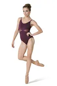 ADULT ALEXIS CAMISOLE LEOTARD WITH MESH INNSERT-DANSHUZ