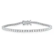 14K White Gold Tennis Bracelet with Diamonds