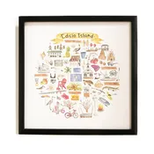 EDISTO ISLAND ICON framed print