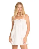 Billabong Light And Airy Mini Dress Women's Salt Crystal