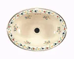 2AM Medium Oval Talavera Sink 17×14″