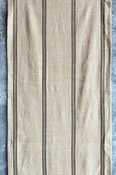 Black Striped Cotton Runner