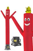 Air Dancer Inflatable Tube Man Set Dancing Tube Guy- 10ft Tall Wacky Waving Inflatable Dancing Tube Guy with 12-Inch Diameter Blower for Business