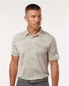Adidas Men’s Ultimate365 Textured Stripe Polo