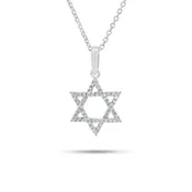 0.10 ct Diamond Star of David Pendant